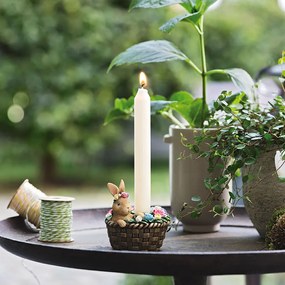 Gyertyatartó nyúl kosárban, Spring Fantasy kollekció - Villeroy & Boch