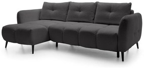 Sarokkanapé Odysea (B) (szürke + fekete) . 1100430