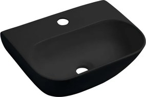 Sapho Nerissa mosdókagyló kerámia 415x125x285 cm matt fekete AR265B