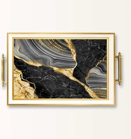 Üveg tálca, 38×24 cm – TPB10010