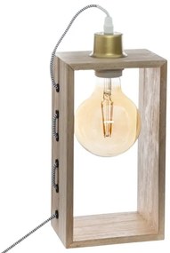 Atmosphera - Asztali lámpa IWATA 1xE27/25W/230V paulownia