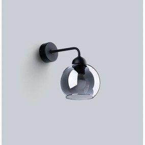 Sollux SL.1139 - Fali lámpa ALINO 1xE27/60W/230V fekete