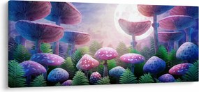 Kép - Gomba teliholdkor, grafika (120x50 cm)