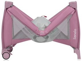Lionelo - STEFI PLUS utazóágy, rózsaszín magnólia