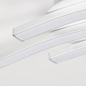 Ezüst LED mennyezeti lámpa 3xLED/6W/230V 3000K