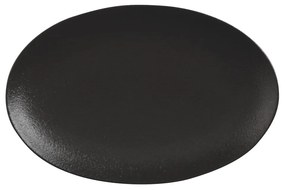 Caviar fekete kerámia tányér, 25 x 16 cm - Maxwell &amp; Williams