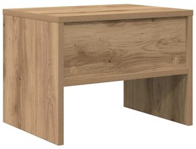 Éjjeliszekrény 2 pcs kézműves tölgy 40 x 40 x 30 cm Faanyag
