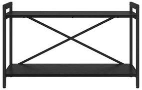 Könyvszekrény Musta tammi 80 x 30 x 48.5 cm Faanyag