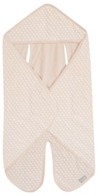 Bézs pamut babatakaró autósülésbe 73x82,5 cm Frosty Almond – Roba