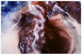 Kép - Lila márvány N⁰3 (90x60 cm)