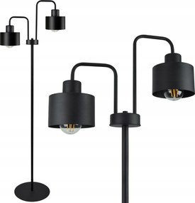 Divatos Állólámpa Loft Edison Dupla