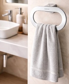 Törölközőtartó Krómozott Modern Fürdőszobai Fali Gyűrű