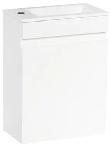 Naturel Verona Fürdőszobaszekrény mosdóval 40x53,2x22 cm fehér fényes VERONA40BL