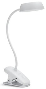 Philips Philips DONUTCLIP LED/3W/5V 1200 mAh állítható fehér csíptetős lámpa P5122