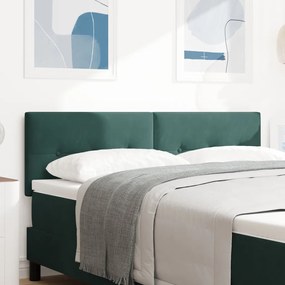 Fejtámla Gombos Zöld 140 cm Bársony