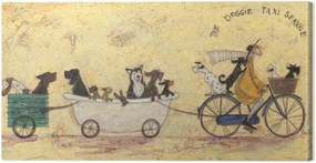 Vászonkép Sam Toft - The Doggie Taxi Service