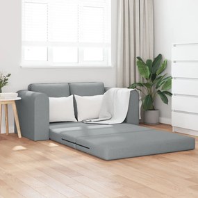 Floor Sofa Bed 2 az 1-ben Világosszürke 148x71x83 cm Bútor