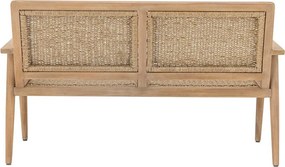 Natúr színű tömörfa kerti kanapé Sorrento – Bloomingville