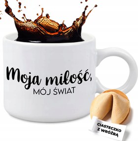 Bögre Fehér 300ml Sütemény Vicces Kütyü Ajándék Valentin nap Szerelmem