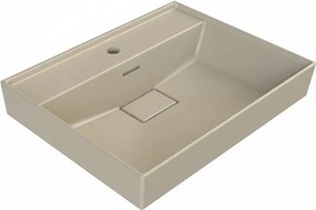 CeraStyle SHARP - MATT BÉZS - porcelán mosdókagyló - 60 x 48 cm