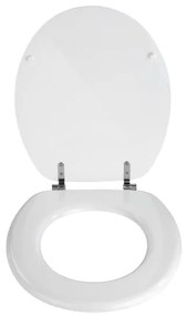 WENKO 154008100-WC ülőke VALENCIA 43x36 cm fehér/ezüst