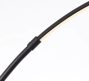 Brilliant - LED Dimmelhető érintős állólámpa BOW LED/14W/230V fekete