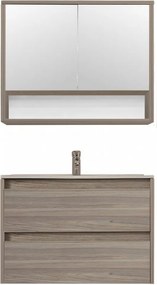 Porto 80 komplett fürdőszoba bútor rauna szil színben