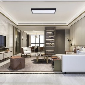 LED Panel LED/36W/230V 4000K 30x60 cm fekete