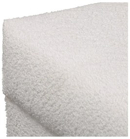 Fehér buklé puff Ariella – Ropez