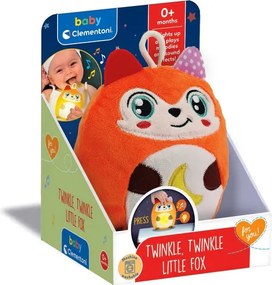 Róka Twinkle Twinkle éjszakai fény és játék Clementoni