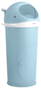 Világoskék műanyag szemetes pelenkákhoz 25 l Whale – Kindsgut