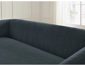 Sötétkék zsenília kinyitható kanapé 228 cm Neyo – Bobochic Paris