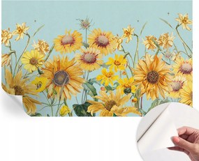 Fotótapéta Dekoratív Fali Tapéta Képekkel Nyári Kert 416x254