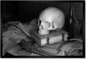 Poszterek keretben 60x40 Koponya Varázspisztoly