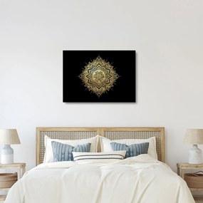 Kép - Mandala gazdagság (üvegen) (70x50 cm)