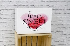 Fa Doboz Tároló Doboz Fogantyúkkal 30x20 Uv