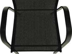 Rakásolható szék, sötétszürke/fekete, ALDERA