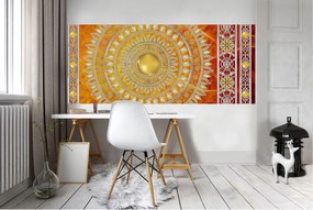 Fotótapéta Mandala Arany Harmónia Dísz Luxus Részletek 250x104 +ragasztó