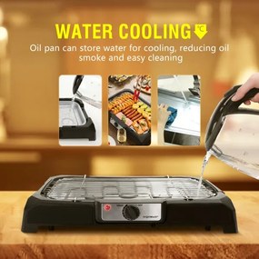 Aigostar - Asztali elektromos grillsütő 2000W/230V