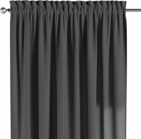 Dekoria Csatornafüggöny frufruval 1 db 130x260cm fekete