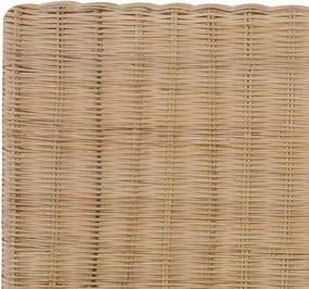 kézzel font valódi rattan ágykeret 160 x 200 cm