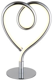 Globo 28054C - LED Asztali lámpa AMORE LED/6W/230V fényezett króm