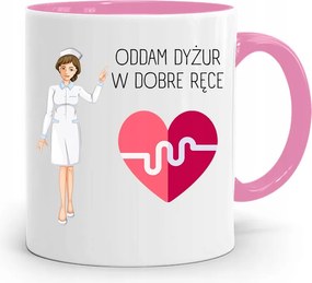 Rózsaszín Bögre Ápolónőnek Ajándék Nyomtatott Fényképpel