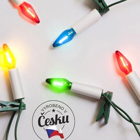 Felicia LED Filament karácsonyfaégő, színes készlet  SV-16, 16 izzós