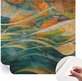 Öntapadós tapéta Fali furnér 3D hatás Őszi tájkép 250x250 cm