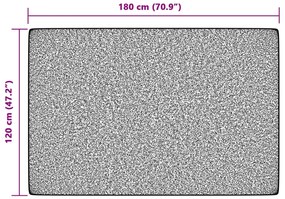 többszínű bel/kültéri csúszásgátló rövidszálú szőnyeg 120x180cm