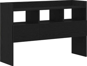 vidaXL Széf fiókkal Fekete tölgy 105 x 30 x 70 cm Faanyag