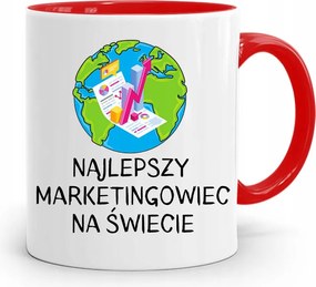 Marketingeseknek Marketing Bögre Piros Ajándék fényképes nyomtatással
