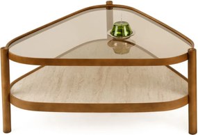 Nesta 95 - Walnut, Travertine