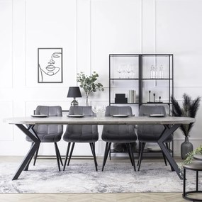 Szürke Bársony Étkezőszék RIO